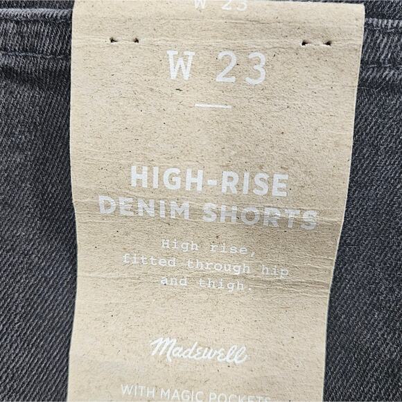Madewell High-Rise Denim Shorts NWT Size 23 - Picture 6 of 10